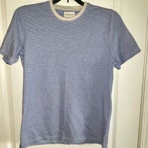 OLIVER SPENCER ORGANIC STRIPED BOX T-SHIRT Size Medium